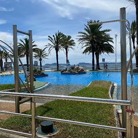 Apartamento Samil Primera Línea De Playa Vigo